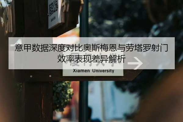 意甲数据深度对比奥斯梅恩与劳塔罗射门效率表现差异解析