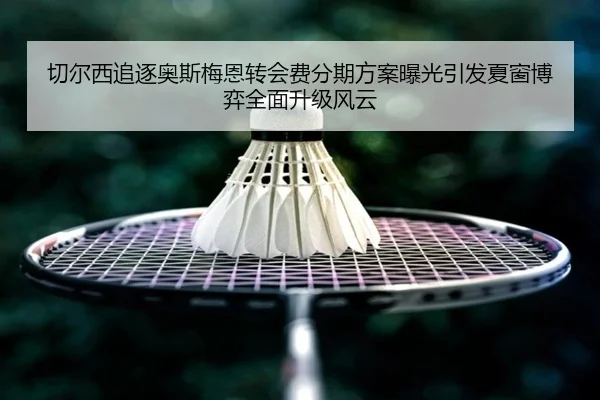 切尔西追逐奥斯梅恩转会费分期方案曝光引发夏窗博弈全面升级风云